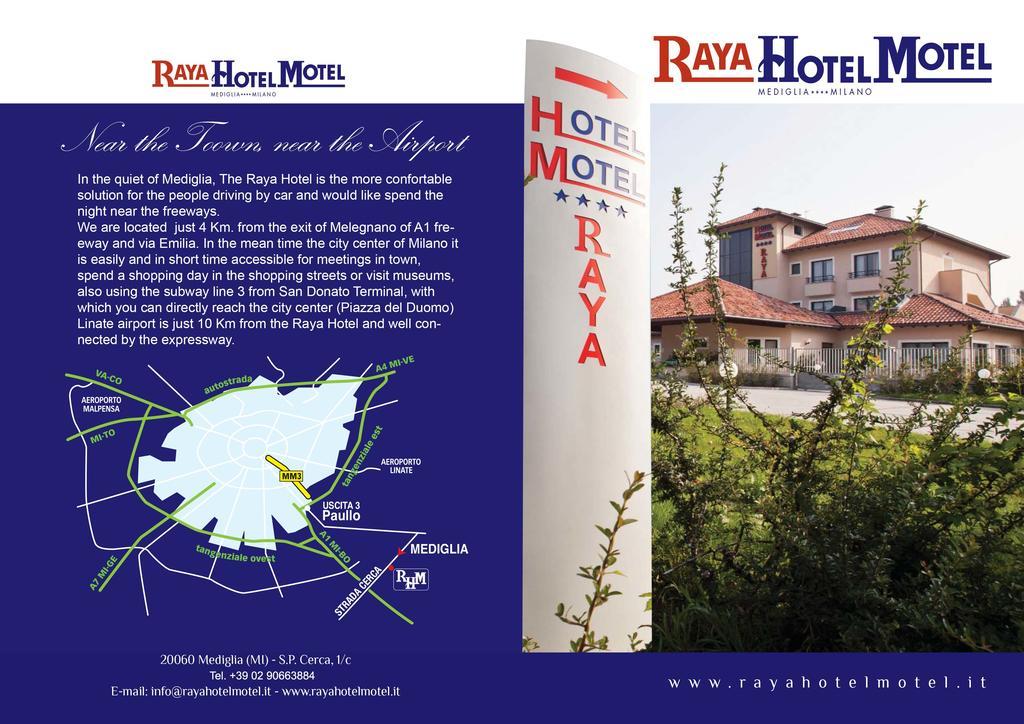 Elysium Hotel Raya Mediglia Bagian luar foto